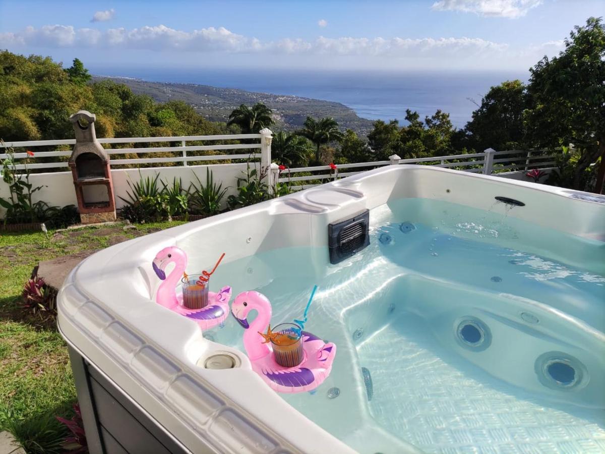Belavue & Spa Prive, Avec Vue Panoramique Sur Mer, Jardin Creole Paysager, Jacuzzi Prive Bouillante Ngoại thất bức ảnh